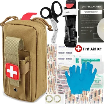 Набор для оказания первой помощи при травмах IFAK, аптечки для экстренного выживания, медицинский набор EMT для контроля сильного кровотечения