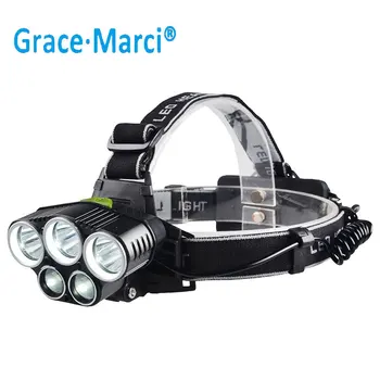 Налобный фонарь G M мощностью 25 Вт, для кемпинга на открытом воздухе, мощный налобный фонарь для рыбалки, USB перезаряжаемый налобный фонарь