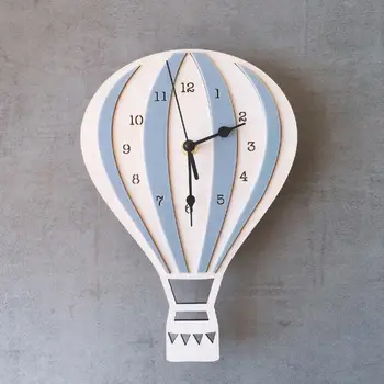 Настенные часы в скандинавском стиле без звука В форме воздушного шара Для Детской спальни Домашний Декор