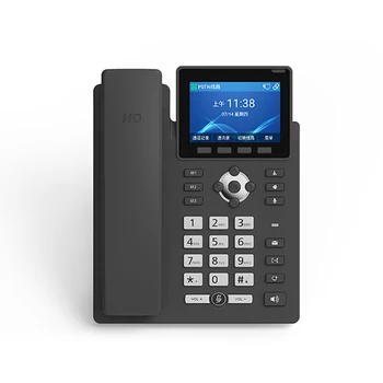 Настольный IP-телефон 6 линий SIP HD Voice Корпоративный VoIP-телефон с интеллектуальным ЖК-дисплеем