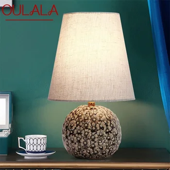 Настольный светильник с подсветкой в виде КРОЛИКА, современная керамическая креативная лампа, декоративная для дома, прикроватная тумбочка