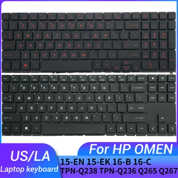 НОВАЯ клавиатура для ноутбука на американском/латинском/испанском языках для HP OMEN 15-EN 15-en0xxx 15z-en 15-EN1008CA 15-EK 16-B 16-C TPN-Q238 Q236 Q265 Q267