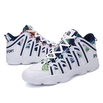 Новая модная мужская баскетбольная обувь, дышащая спортивная обувь для бега на открытом воздухе для мужчин, молодежный тренд, Спортивная обувь для занятий в тренажерном зале, мужская обувь