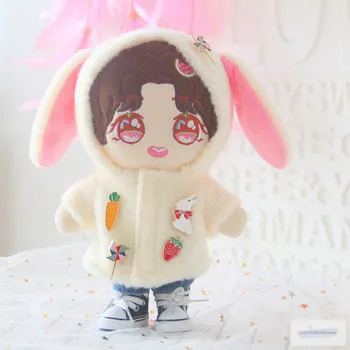 НОВАЯ одежда для кукол-младенцев 20 см, плюшевый кардиган для кукол, пальто, аксессуары для кукол-игрушек для нашего поколения, корейские куклы Kpop EXO idol
