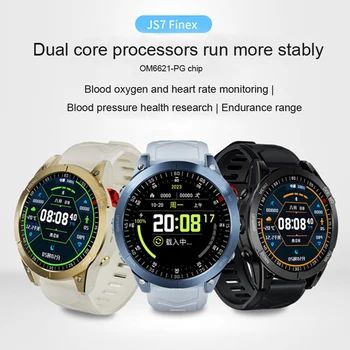 Новейшие умные часы JS7 Finex, монитор сердечного ритма с кислородом в крови, мужские и женские звонки по Bluetooth, умные часы, модные спортивные водонепроницаемые часы