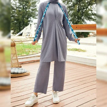 Новое поступление мусульманской спортивной одежды, свободная одежда для бега, спортивная одежда для спортзала, скромная активная одежда для исламских женщин