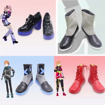 Новые ботинки для косплея Akiyama Mizuki; Обувь для косплея в стиле аниме Aoyagi Toya Shinonome Akito; Обувь на заказ;