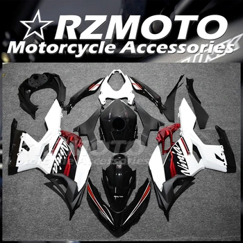 Новые Мотоциклетные Обтекатели ABS Для Fit Kawasaki Ninja 400 2019 2020 2021 19 20 21 Комплект Велосипедных Обтекателей Shell Custom Красный Белый