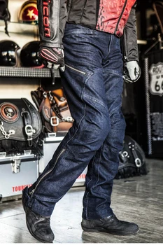 Новые свободные мотоциклетные брюки Мужские мотоциклетные джинсы Защитное снаряжение Велосипедные брюки Мотоциклетные Брюки Мотоциклетные брюки Длинные брюки