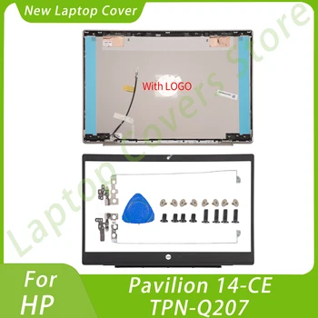 Новые чехлы для ноутбуков HP Pavilion 14-CE TPN-Q207 LCD Задняя крышка Передняя панель Петли Замена деталей ноутбука Золото
