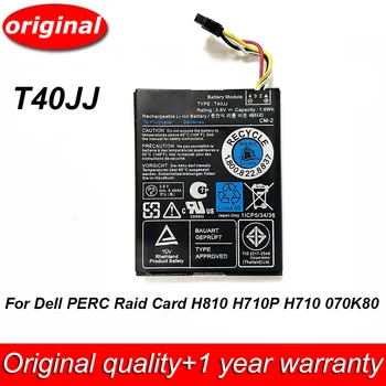 Новый Аккумулятор Raid-контроллера 1.6Wh 3.6V T40JJ 70K80 для Dell PERC Raid Card H810 H710P H710 070K80 37CT1 SAS H132V 0H132V