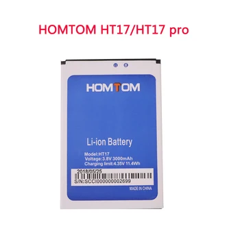 Новый Аккумулятор емкостью 3000 мАч Для HOMTOM HT17 Аккумулятор Для HOMTOM HT17 Pro Bateria Замена Аккумуляторов Для мобильных телефонов