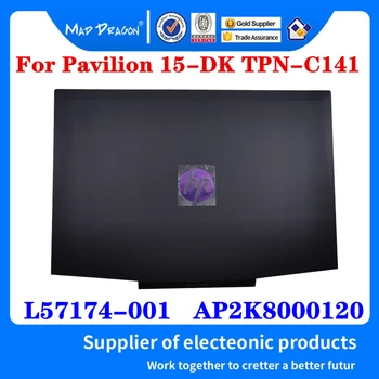 Новый Оригинал Для ноутбуков HP Pavilion 15-DK TPN-C141 Задняя крышка с ЖК-дисплеем Задняя крышка Черная В виде Ракушки Фиолетовый ЛОГОТИП L57174-001 AP2K8000120