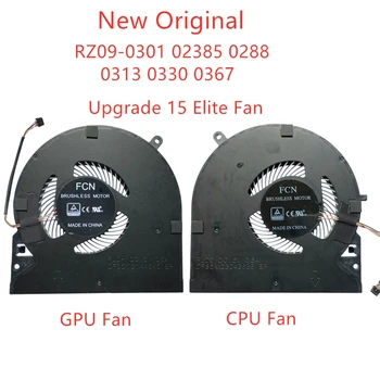 Новый Оригинальный вентилятор охлаждения процессора GPU ноутбука для обновления Razer Blade 15 Elite Edition RZ09-0301 02385 0288 0313 0330 0367 Вентилятор DC5V