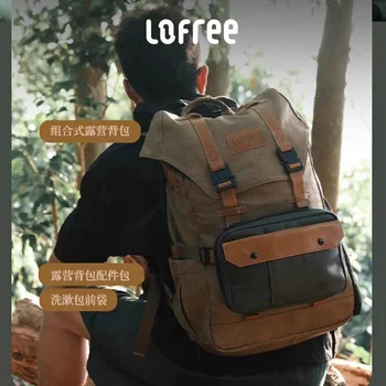 Новый походный рюкзак Lofree Wilderness для отдыха на природе, многофункциональный Водонепроницаемый мужской рюкзак большой емкости для путешествий
