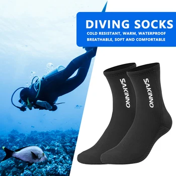 Носки для дайвинга унисекс, нескользящие неопреновые носки для плавания с маской и трубкой, Носимые, портативные, легкие, устойчивые к царапинам, для занятий водными видами спорта