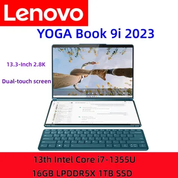 Ноутбук Lenovo YOGA 2023 Book 9i с двойным сенсорным экраном i7-1355U / 13,3 дюйма / 16 ГБ / 1T SSD / Ноутбук со встроенной графикой