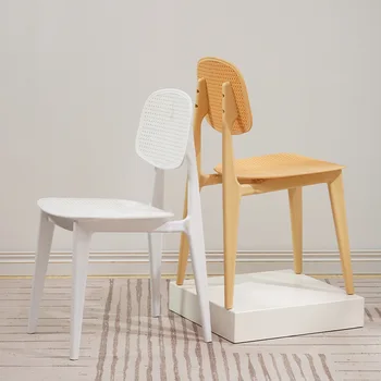 Обеденные стулья из ротанга, пластиковые стулья для гостиной, Дизайнерский Балкон, спальня, передвижное современное кресло, мероприятия, Минималистский диван, мебель для гостиной