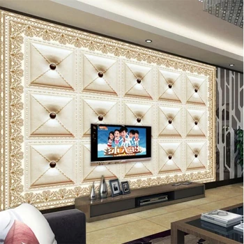 обои wellyu на заказ 3d большие фотообои Европейский мягкий чемодан фреска гостиная ТВ фон обои papel de parede
