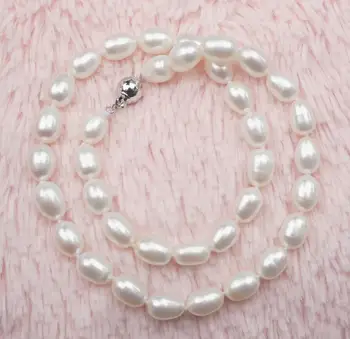 Ожерелье DAN AAA 8-9 мм белое ожерелье из пресноводного жемчуга akoya с бриллиантами 18 дюймов