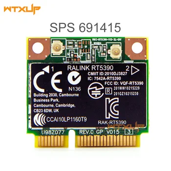 Оригинальная Беспроводная карта WIFI для Ralink RT5390 300 Мбит/с 802.11b/g/n Половина мини-карты PCI-E для HP CQ56 G4 G5 G7 4330S SPS #691415