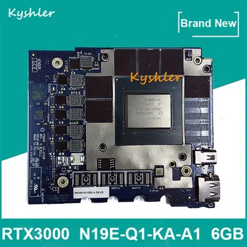 Оригинальная Видеокарта RTX3000 RTX 3000 6GB GDDR6 Video Graphics VGA Card N19E-Q1-KA-A1 для Dell Precision M7750 M7550 100% Тест
