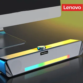 Оригинальный Lenovo TS33 Беспроводной Bluetooth 5,0 Динамик 360 Home Movie Surround Sound Bar Аудио Динамик Для Настольного Компьютера Сабвуфер
