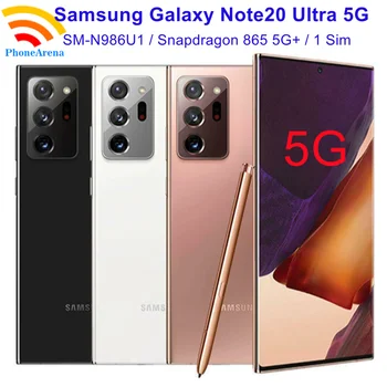 Оригинальный Samsung Galaxy Note20 Note 20 Ultra 5G N986U1 6,9 