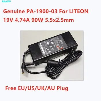 Оригинальный адаптер переменного тока LITEON PA-1900-03 19V 4.74A 90W 5,5x2,5 мм для зарядного устройства для ноутбука Gateway