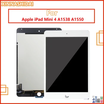Оригинальный ЖК-дисплей Для Apple iPad Mini 4 С Сенсорным Экраном В Сборе Замена панели Для iPad mini 4 A1538 A1550 LCD Digitzer