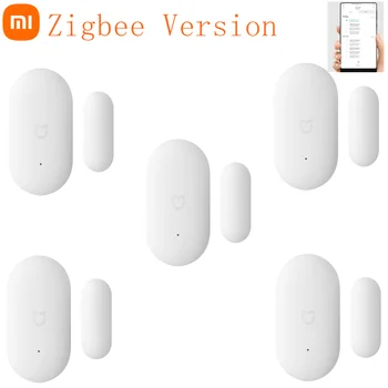 Оригинальный оконный датчик Xiaomi Mijia Zigbee Intelligent Mini Door Sensor карманного размера 