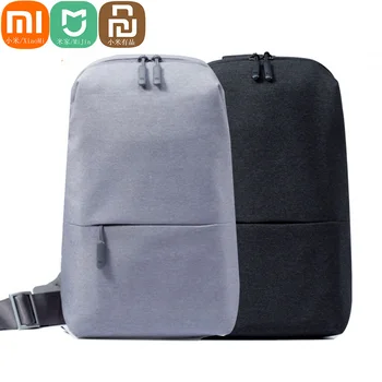 Оригинальный рюкзак Xiaomi mijia, сумка-слинг, нагрудная сумка для отдыха, Небольшой размер, Тип плеча, рюкзак унисекс, сумка через плечо, Полиэстер 4 л