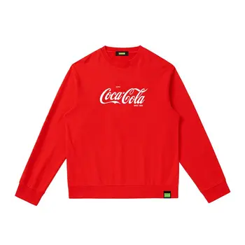 Осенняя мода Coca-Cola, новые пары, подростковая одежда, свободные и удобные повседневные футболки из хлопка