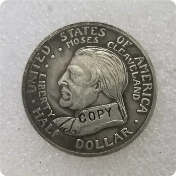 Памятная копия Столетия Кливленда 1936 года С покрытием в полдоллара памятные монеты-копии монет, медали, монеты для коллекционирования