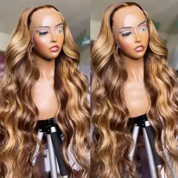 Парик Highlight HD 13x4 Lace Frontal Оригинальный Парик из человеческих волос для женщин Бразильский парик из натуральных волос на кружеве