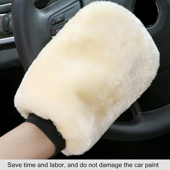 Перчатки для мойки автомобилей из искусственной шерсти, водопоглощающие перчатки для полировки автомобилей, мягкие перчатки для мойки автомобилей, микроволокно для стекла, ПВХ, пластика, кожи
