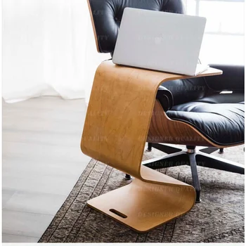 Письменный стол в скандинавском минималистичном стиле, Небольшой журнальный столик, Креативный Дизайнерский Модный Диван для гостиной, Приставной столик, столик для мини-журналов, столики