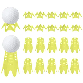 Пластиковые футболки для гольфа, 20шт футболок для симулятора гольфа для дома, тренировочные футболки для гольфа на открытом воздухе