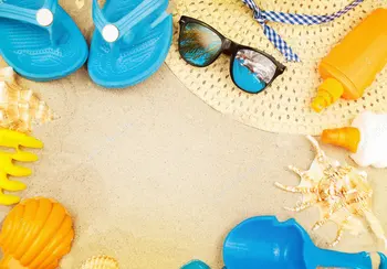 пляжная тематика летние каникулы песчаные фоны из полиэстера или виниловой ткани Высококачественная компьютерная печать настенный фон