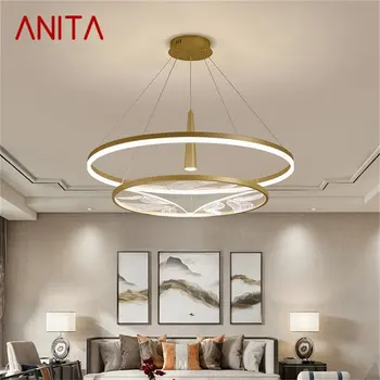 Подвесные светильники ANITA, Светодиодный светильник, Современное Роскошное Украшение для Дома, гостиной, столовой