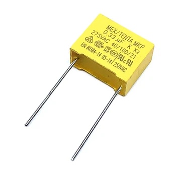 Полипропиленовые Защитные конденсаторы с защитой от помех 275VAC X2 MKP В ассортименте 0,47 МКФ 0,22 МКФ 0,33 МКФ 0,82 0,68