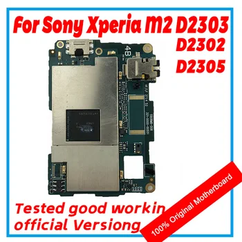 Полностью Рабочая Разблокированная Материнская Плата Для Sony Xperia M2 D2302 D2303 D2305 Материнская Плата С Чипами Logic Board Для Sony Xperia M2