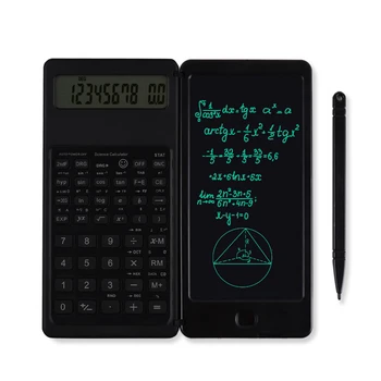 Портативный 6,0-дюймовый калькулятор, планшет для письма, интеллектуальная ЖК-графика, блокнот для рукописного ввода, планшет для рисования, Использование аккумулятора, складной