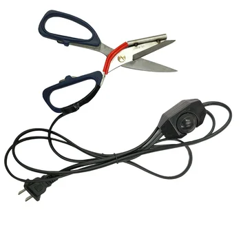 Портновские ножницы с электрическим подогревом, электрические горячие ножницы, нож, ножницы с подогревом и индикатором работы для резки ткани, терморезка