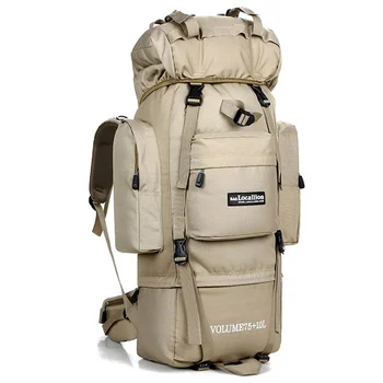 Походная сумка 85 л, походный рюкзак Большой Емкости Для мужчин, Водонепроницаемый Альпинистский рюкзак, Многофункциональный Походный рюкзак для кемпинга