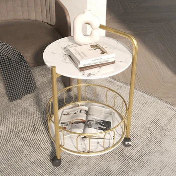 Прихожая Журнальный столик в скандинавском стиле Диван на открытом воздухе Журнальный столик Золотой Роскошный Прихожий Белый Mesa De Centro Мебель для спальни WSW30XP
