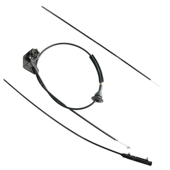Провод кабеля Боудена для снятия капота двигателя 3ШТ для BMW X5 E53 2000-2007 51238403219