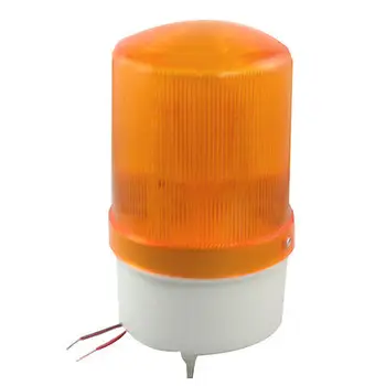 Промышленная желтая светодиодная сигнальная вспышка постоянного тока 24 В, контрольная лампа, Fyyia
