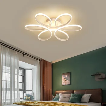 Простая лампа для спальни в постмодернистском стиле, лампа для гостиной в скандинавском стиле, креативный потолочный светильник, домашнее романтическое теплое освещение