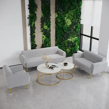 Простой современный одноместный и двухместный диван в клетку lazy Nordic роскошная ткань маленькая квартира онлайн творчество знаменитостей-дизайнеров